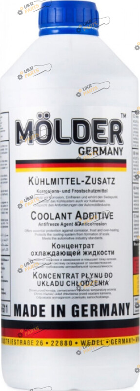 Концентрат антифриза MOLDER Antifreeze Concentrate G11 G11 синий 1.5 л (KF-015-G11)