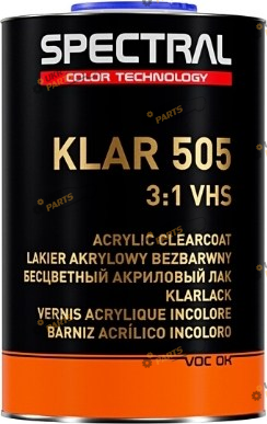 Лак Spectral KLAR 505 VHS 3+1 акриловый прозрачный 1 л (88011)