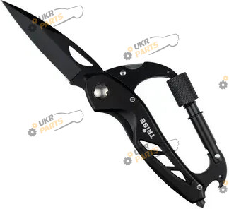 Мультитул Tribe Carabiner Knife 6 инструментов (T-MG-0014-black)