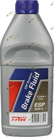 Тормозная жидкость TRW DOT 4 BRAKE FLUID ESP 1 л (PFB 440)