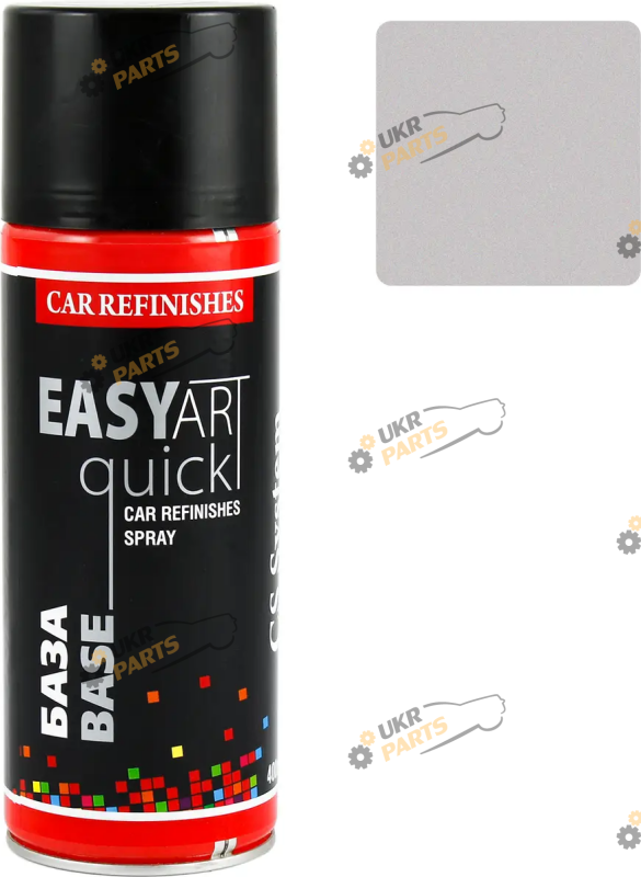 Аэрозольная краска CS System Easy Art Quick Base Daewoo 92 U серебристо-серый металлик 400 мл (CS192U)