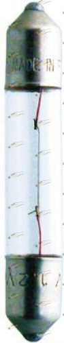 Лампочка Philips Festoon T6,2x27, 3W, SV6, 24V (1 шт.) (48464228)