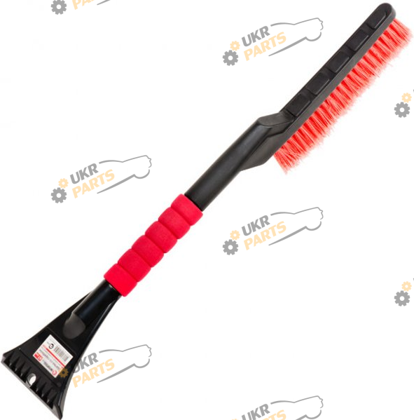 Щетка для уборки снега и льда Intertool 61 см с мягкой ручкой (AT-0115)