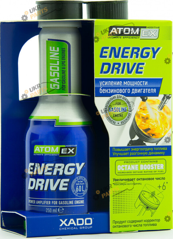 Присадка увеличитель октанового числа Xado Atomex Energy Drive Petrol 0.25 л (XA 40413	)