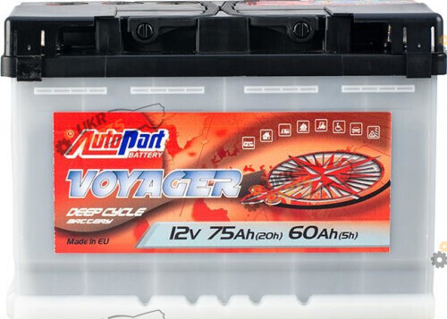 Автомобильный аккумулятор AutoPart Voyager 75 Ач (ARL075-V00)