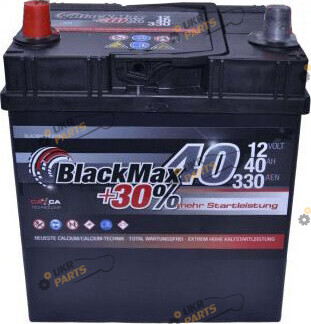 Автомобильный аккумулятор BlackMax 6СТ-40 Аз 40 Ач (B4019)