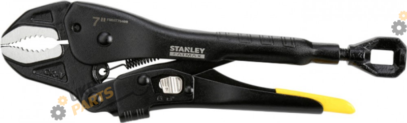 Клещи зажимные Stanley FatMax с фиксатором и изогнутыми губками, I=250 мм (FMHT0-74886)