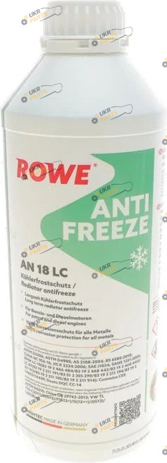 Концентрат антифриза Rowe HIGHTEC G12+ зелёный 1.5 л (21133-0015-99)
