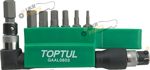 Набор бит Toptul с держателем 8 шт Стандарт (GAAL0803)