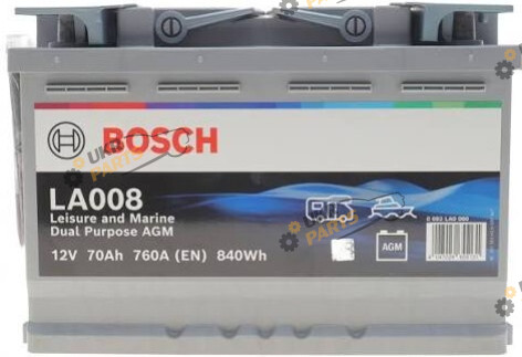 Автомобильный аккумулятор Bosch 70 Ач (0 092 LA0 080)