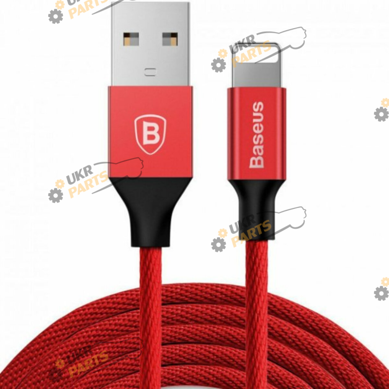Кабель Baseus Yiven Red(W) USB/Lightning 2 А (CALYW-09)
