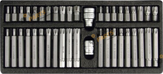 Набор бит Yato T60, T50, T55, T45, T40, T30, T25, T20, T70 Стандарт (YT-0420)