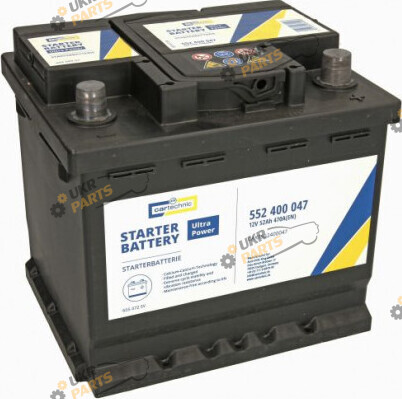 Автомобильный аккумулятор Cartechnic ULTRA POWER R+ 470 А 52 Ач (CART552400047)