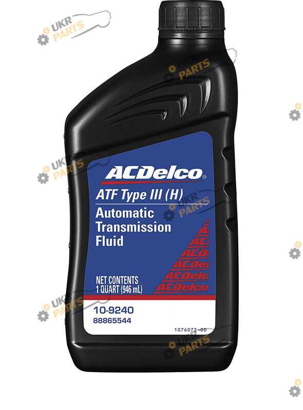 Масло трансмиссионное AC Delco ATF Type III 0.946 л (10-9240)