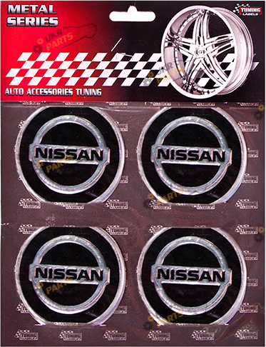 Эмблема на колпак SJS 90 мм (4 шт.) Nissan (52048)