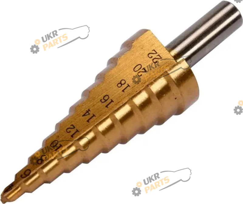 Сверло ступенчатое по металлу Yato Ø= 10-20 мм, HSS 4241 14 мм (YT-44745)