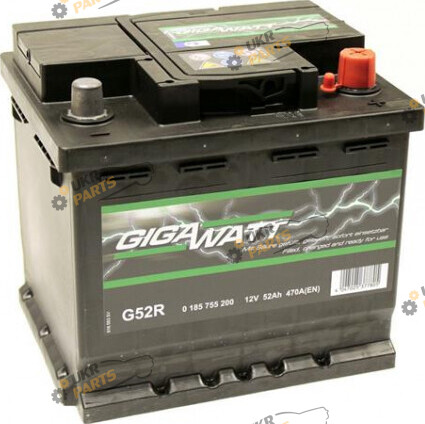 Автомобильный аккумулятор Gigawatt R+ 470 А 52 Ач (0185755200)