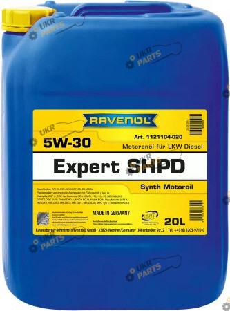 Моторное масло Ravenol Expert SHPD 5W-30 20 л (1121104-020)