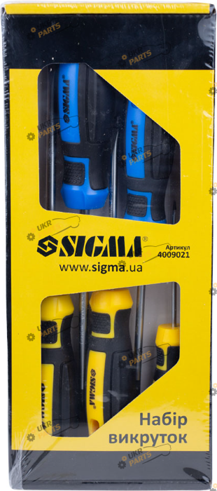 Набор отверток Sigma с магнитным наконечником 5 шт (4009021)