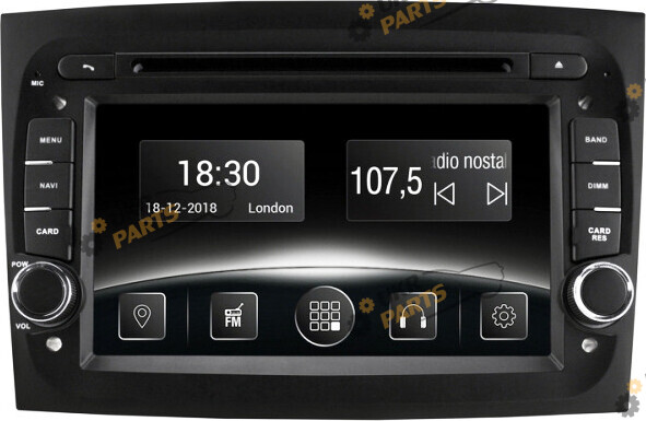 Штатная автомагнитола Gazer CM5007-263 Fiat (26999)