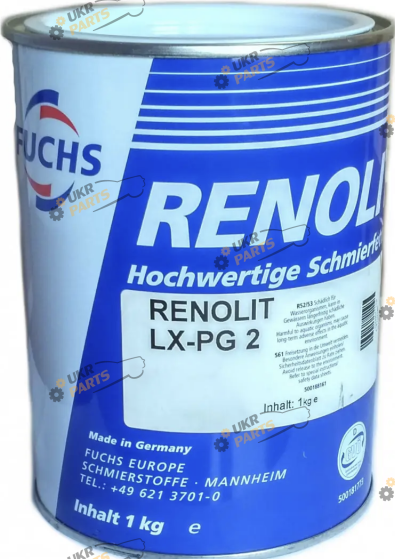 Смазка для тормозных систем для направляющих штифтов Fuchs Renolit LX-PG 2 1 л (600121587)