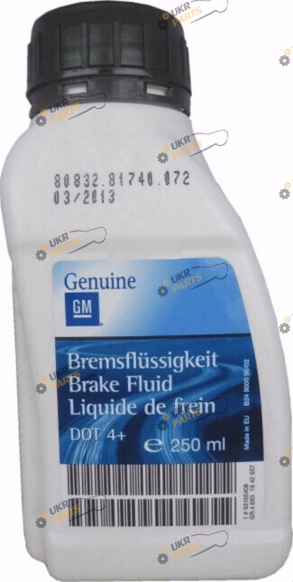Тормозная жидкость General Motors DOT 4 + BRAKE FLUID 0.25 л (19 42 057)
