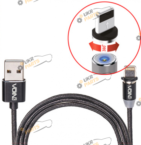 Кабель Voin Lightning 2.4 А (MC-2301L BK)