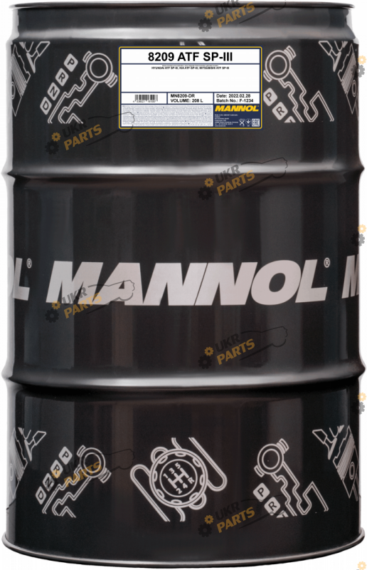 Масло трансмиссионное Mannol O.E.M. for Toyota Lexus 208 л (MN8209-DR)