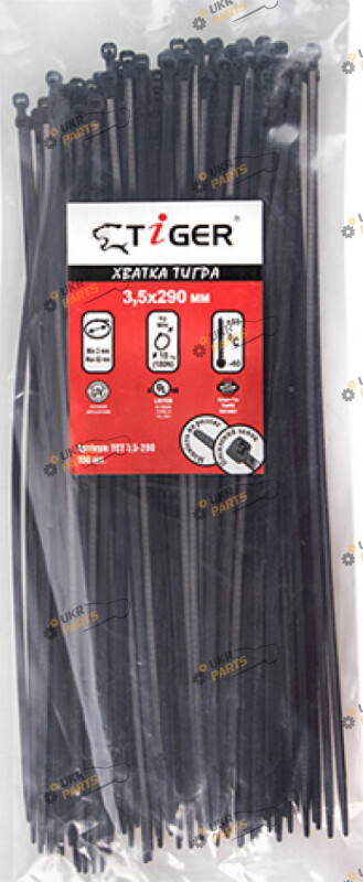 Набор стяжек TCT 100 штук 3.5х290 (ТСТ W3.5 х 290)