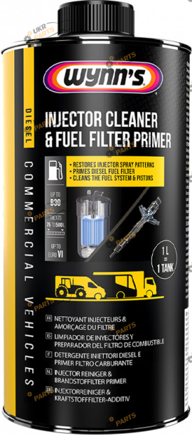 Присадка для моторного масла WYNN'S Commercial Vehicle Injector Cleaner & Filter Primer 1 л (W25290)