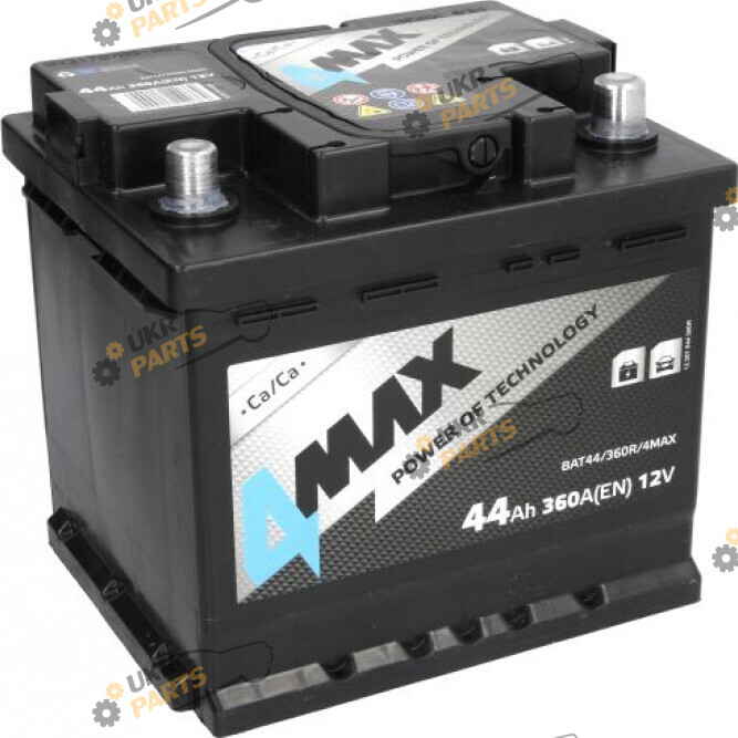 Автомобильный аккумулятор 4Max R+ 360 А 44 Ач (BAT44360R4MAX)