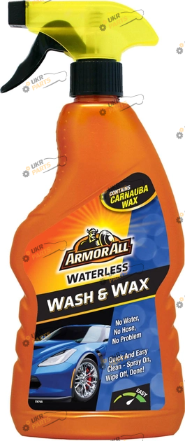 Воск для полировки ARMOR ALL Waterless Wash & Wax Spray 0.5 л (Е301920300)
