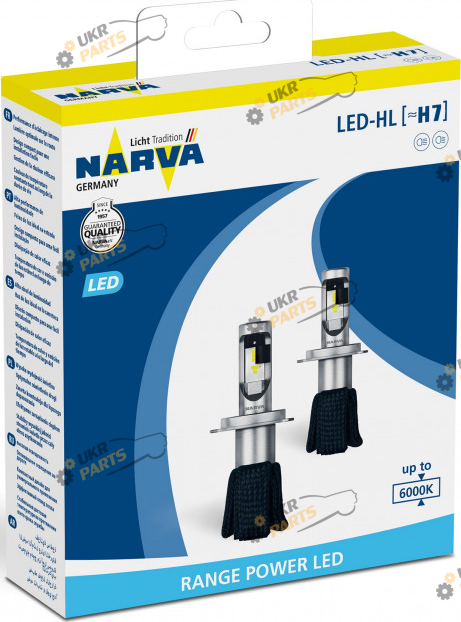 LED лампа Narva Range Power H7 15 Bт (18005)