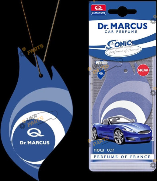 Ароматизатор DrMarkus Sonic | Новая машина (Ароматизатор сухий Dr.Marcus SONIC New Car display листочок)