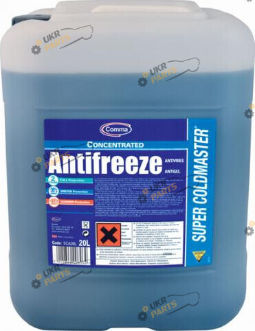 Концентрат антифриза Comma Super Coldmaster сине-зеленый 20 л (SCA20L)
