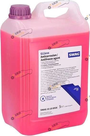 Концентрат антифриза SWAG G12 evo фиолетовый 5 л (33108926)