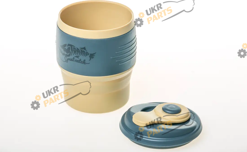 кружка складная Tramp 0,35 л. силіконовий з кришкою (UTRC-082-sand)