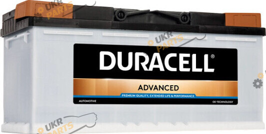 Автомобильный аккумулятор Duracell Advanced 100 Ач (DA100)