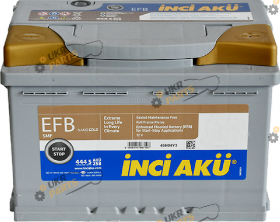 Автомобильный аккумулятор INCI AKU EFB Nanogold 650A 65 Ач (LB3 065 065 013)