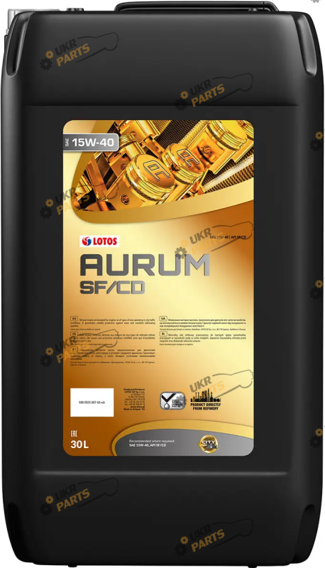 Моторное масло Lotos Aurum 15W-40 30 л (WF-3L05R40-000)