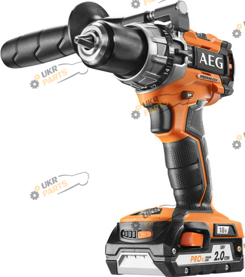 Дрель-шуруповерт AEG Аккумуляторный, 18 В 65 Нм (BSB18C2BLLI-402C)