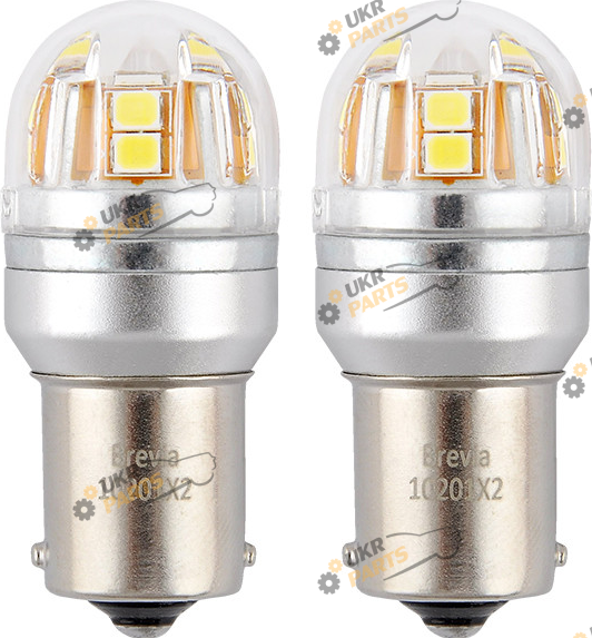 LED лампа Brevia S-Power 330Lm. CANbus, 2шт. (20/200) BA15s (10201X2)