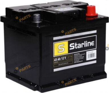Автомобильный аккумулятор Starline 400 En, R+ 45 Ач (BA SL 44P)