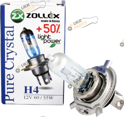 Zollex Pure crystal H4 55 Вт (2860724)