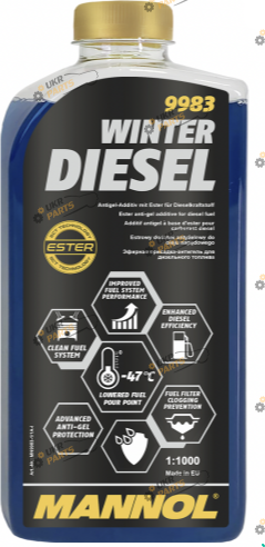Антигель для дизеля Mannol Winter Diesel 1 л (9983)