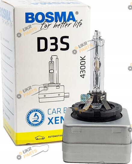 лампа Ксенон Bosma D3S 4300 K (9518)