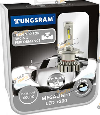 LED лампа Tungsram Standart H4 24 Вт (60430.2K)