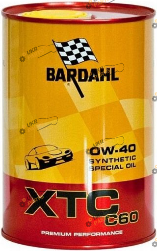 Моторное масло Bardahl XTC C60 AUTO 0W-40 1 л (300040)