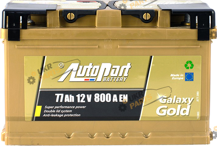 Автомобильный аккумулятор AutoPart Galaxy Gold Ca-Ca 77 Ач (ARL077-GG0)