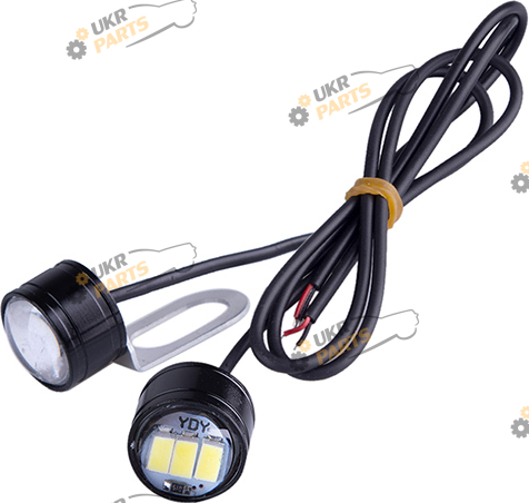 Болт крепления номера AG с подсветкой 5630-3SMD 12V 2шт. черные STROBE White (60351)